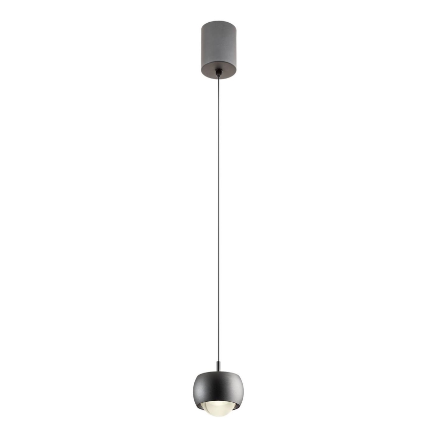 Redo 01-3550 - LED Lustr na lanku AVES LED/12W/230V pr. 9,6 cm CRI 90 černá