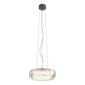 Redo 01-3592 - LED Lustr na lanku SOLERA LED/36W/230V pr. 45 cm CRI 93 3000/4000K šedá