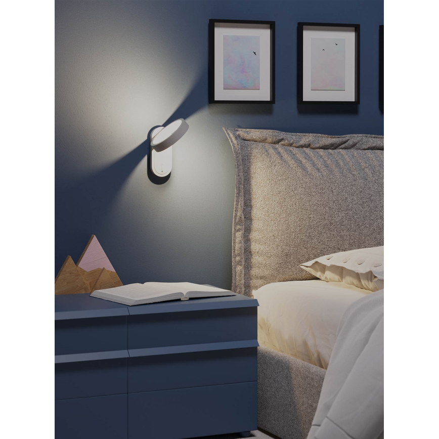 Redo 01-3763 - LED Nástěnné svítidlo KEEN LED/6W/230V CRI 90 bílá