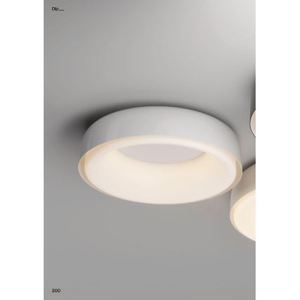 Redo 01-3940 - LED Stropní svítidlo DIP LED/30W/230V 2700/3000/4000/5000/6500K CRI 90 pr. 48,6 cm bílá