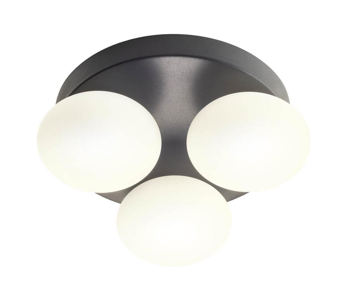 Redo 01-4308 - LED Koupelnové stropní svítidlo OVUM 3xLED/5W/230V IP44 černá 01-4308 Bílá,Černá