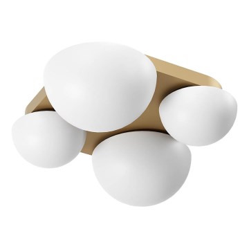 Redo 01-4332 - LED Stropní svítidlo LUMIEN 4xLED/26W/230V 2700/3000K CRI 90 bílá/zlatá