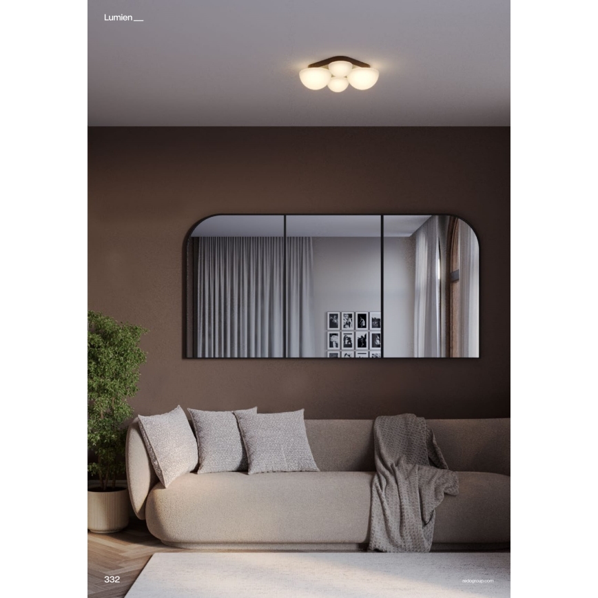 Redo 01-4332 - LED Stropní svítidlo LUMIEN 4xLED/26W/230V 2700/3000K CRI 90 bílá/zlatá
