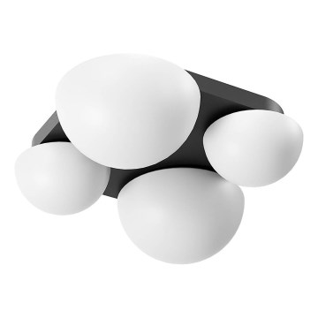 Redo 01-4333 - LED Stropní svítidlo LUMIEN 4xLED/26W/230V 2700/3000K CRI 90 bílá/černá