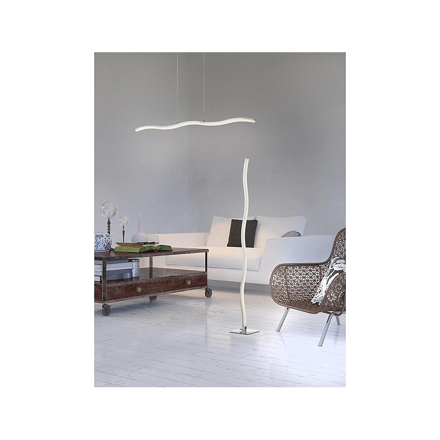 Redo 01-893 - LED Lustr na lanku PULSE LED/23,1W/230V matný chrom