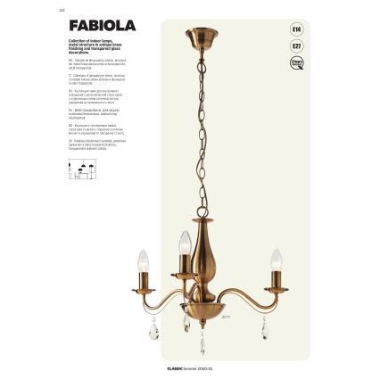 Redo 02-710 - Nástěnná lampa FABIOLA 2xE14/28W/230V