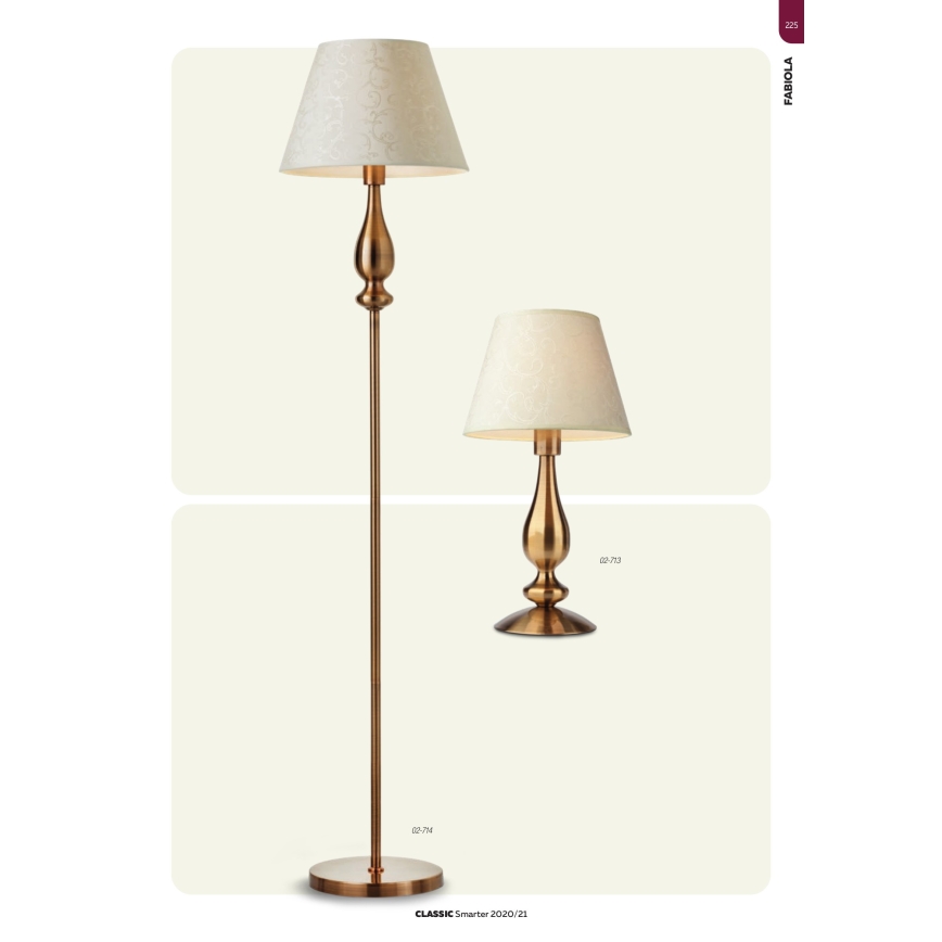 Redo 02-713 - Stolní lampa FABIOLA 1xE27/28W/230V