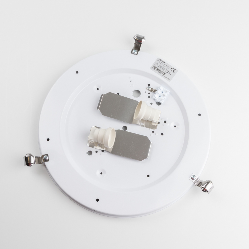 Redo 05-391 - Stropní svítidlo VIRGINIA 2xE27/42W/230V pr. 40 cm krémová