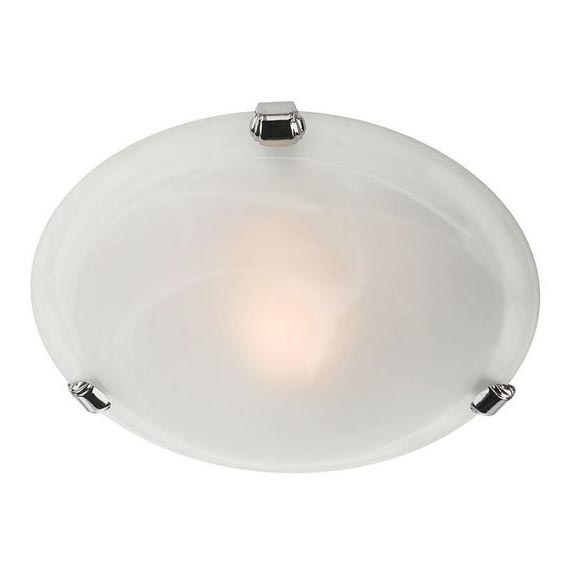 Redo 05-677 - Stropní svítidlo VIRGINIA 1xE27/42W/230V pr. 25 cm bílá