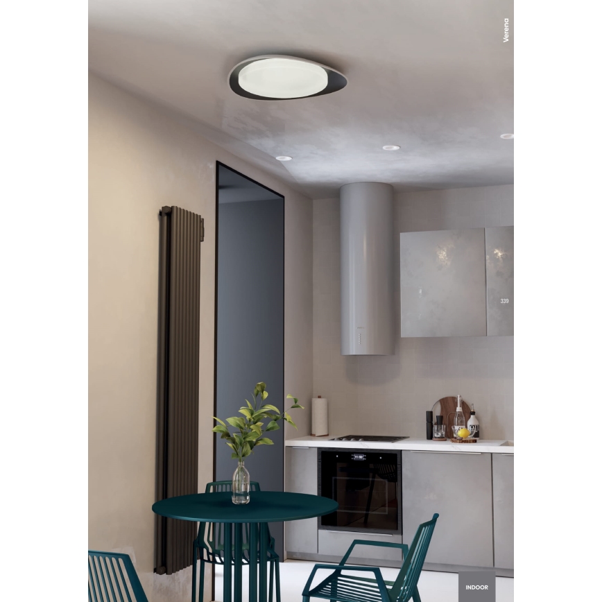 Redo 05-922 - LED Stropní svítidlo VERENA LED/24W/230V antracit