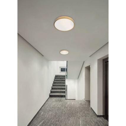 Redo 05-932 - LED Stropní svítidlo KNOB LED/36W/230V 3000K-6500K 40 cm zlatá