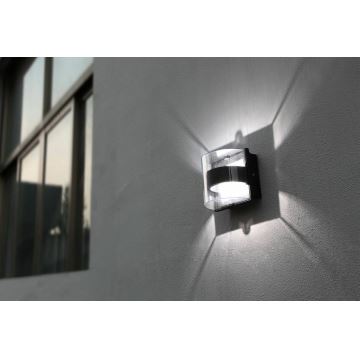 Redo 1838S-LED-3K GR - LED Venkovní nástěnné svítidlo DELTA LED/6W/230V IP44
