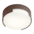 Redo 90004 - LED Venkovní stropní svítidlo SKOR LED/12W/230V pr. 15 cm IP54 hnědá
