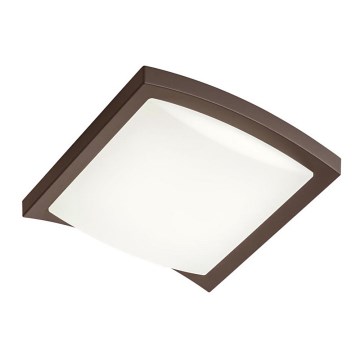 Redo 90008 - LED Venkovní stropní svítidlo TALLIN LED/21W/230V 24,5x24,5 cm IP54 hnědá