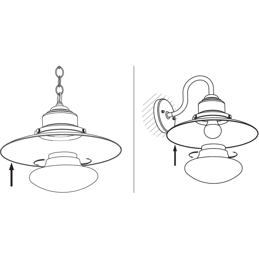 Redo 90094 - Náhradní stínidlo k lustru, k lampě ELIO bílá