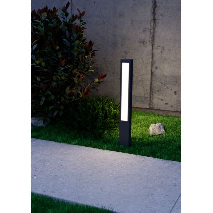 Redo 90125 - LED Venkovní lampa DOLMEN LED/12,44W/230V IP54 antracit