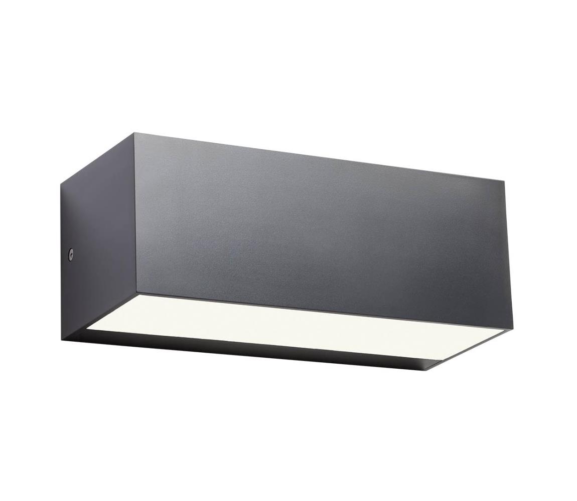 Redo 90154 - LED Venkovní nástěnné svítidlo LAMPRIS LED/12W/230V IP65 90154 Antracit