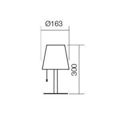 Redo 90165 - LED RGB Venkovní stmívatelná stolní lampa PINO LED/2,6W/230V 4400 mAh IP44