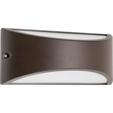 Redo 90192 - LED Venkovní nástěnné svítidlo SCUDO LED/10W/230V 3000K IP54 hnědá