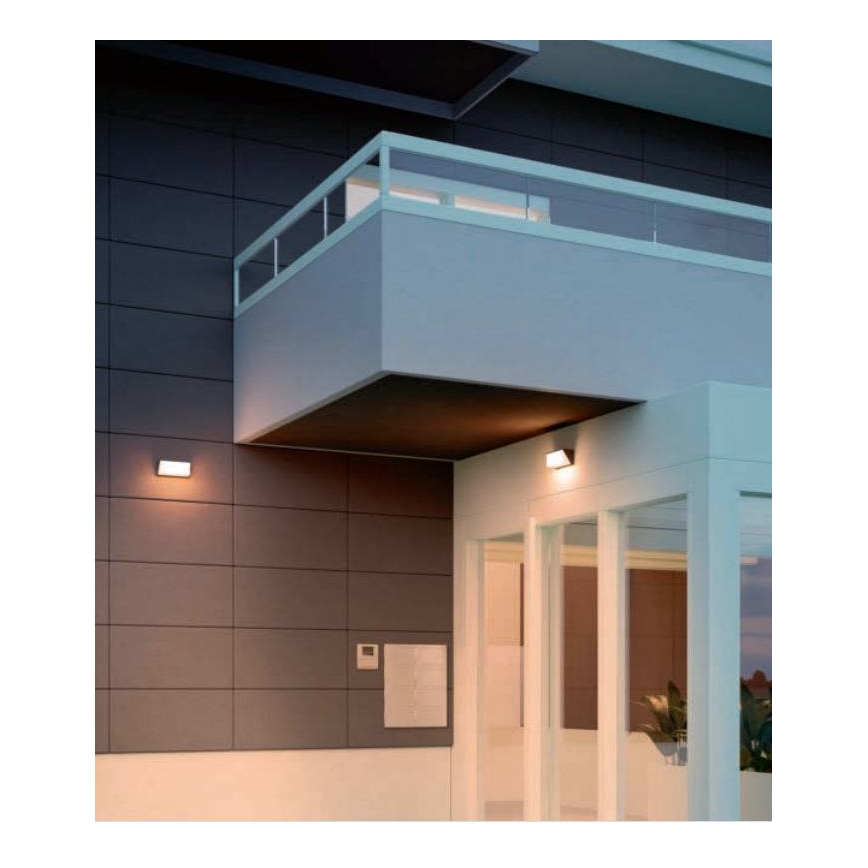 Redo 90238 - LED Venkovní nástěnné svítidlo SPECTRA LED/16W/230V 3000K IP54 šedá