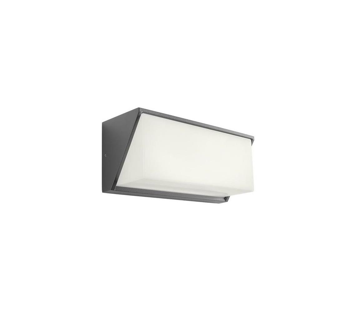 Redo Redo 90238 - LED Venkovní nástěnné svítidlo SPECTRA LED/17W/230V IP54 šedá UN0629
