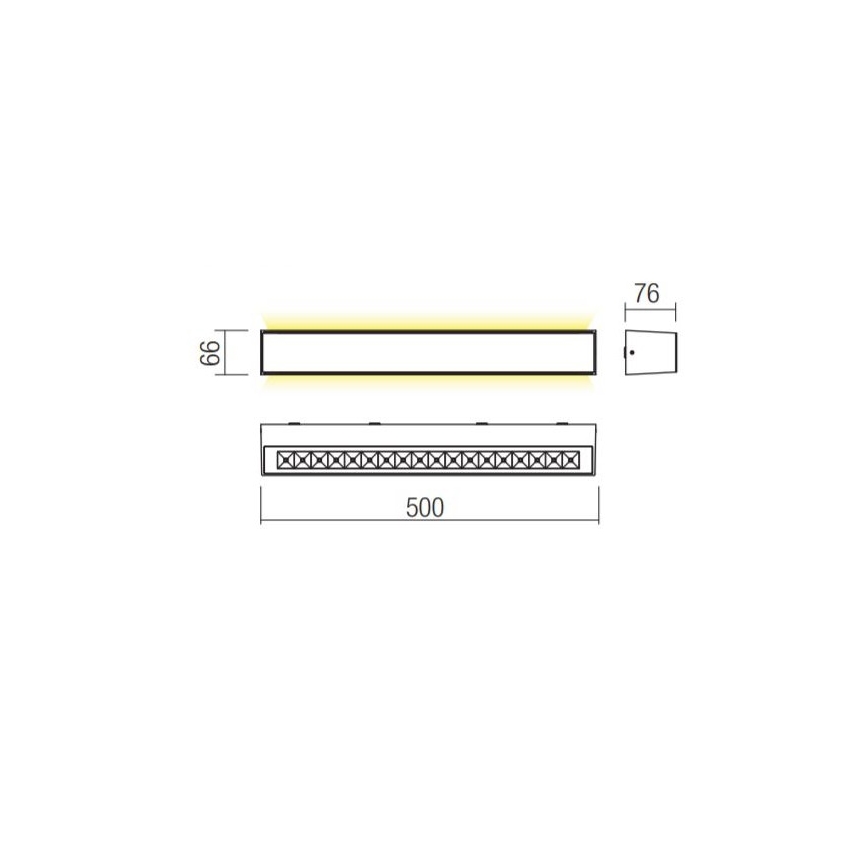 Redo 90261 - LED Venkovní nástěnné svítidlo AROOS LED/21W/230V 3000K IP65 hnědá