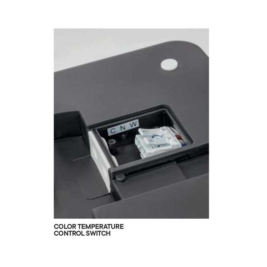 Redo 90292 - LED Venkovní stropní svítidlo se senzorem ISOLA LED/24W/230V 26x26 cm 3000/4000/6500K IP54 antracit