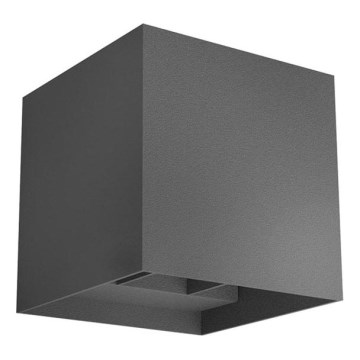 Redo 90296 - LED Venkovní nástěnné svítidlo VARY 2xLED/10W/230V 3000K IP54 antracit