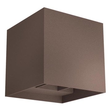 Redo 90298 - LED Venkovní nástěnné svítidlo VARY 2xLED/10W/230V 3000K IP54 hnědá