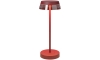 Redo 90311- LED Stmívatelná dotyková stolní lampa ILUNA LED/2,5W/5V 2700-3000K 3000 mAh IP65 červená