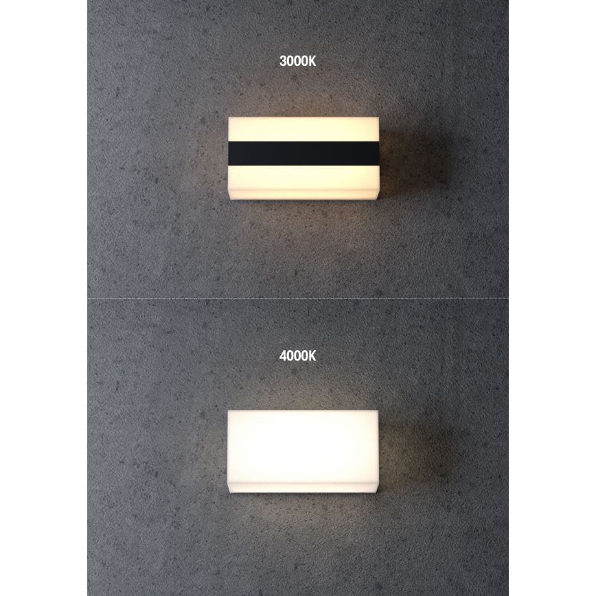 Redo 90325 - LED Venkovní nástěnné svítidlo KODIAK LED/8W/230V 4000K 20 cm IP65 bílá