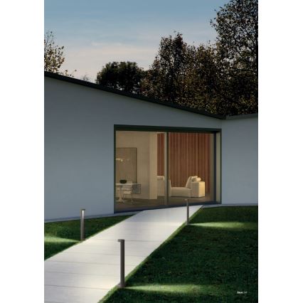 Redo 90365 - LED Venkovní lampa ZEUS LED/11,5W/230V 3000K 75 cm IP54 antracit