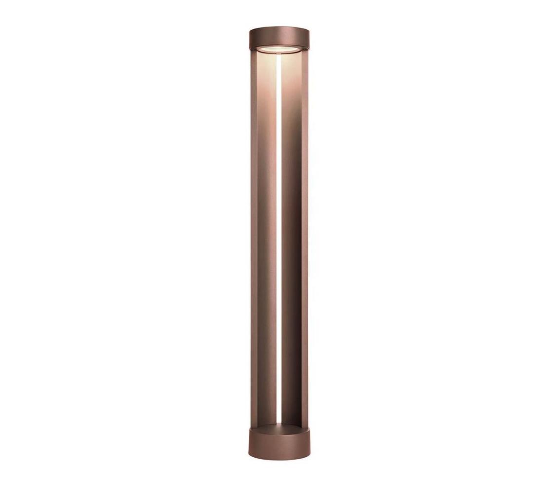Redo 90366 - LED Venkovní lampa ZEUS LED/11,5W/230V 3000K 75 cm IP54 hnědá 90366