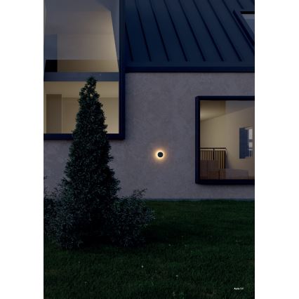 Redo 90369 - LED Venkovní nástěnné svítidlo AURA LED/8W/230V 3000K IP65 antracit