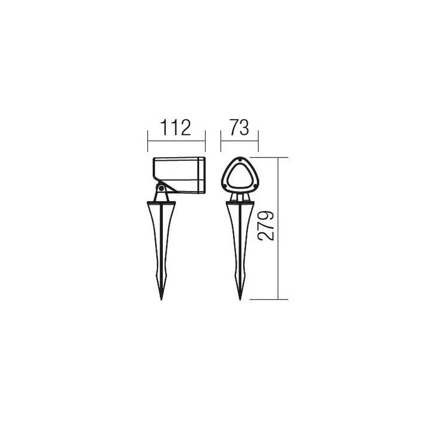 Redo 9041 - LED Venkovní svítidlo FELIX LED/7W/230V IP65 3000K