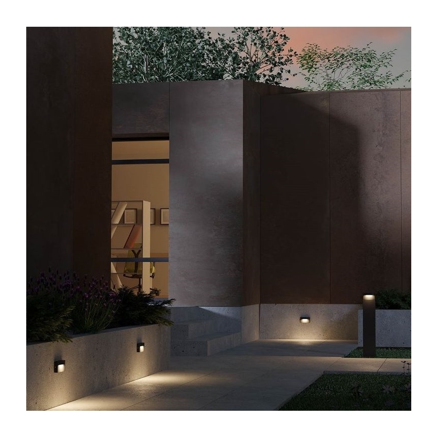 Redo 90426 - LED Venkovní nástěnné svítidlo POLIFEMO LED/8W/230V IP65 antracit