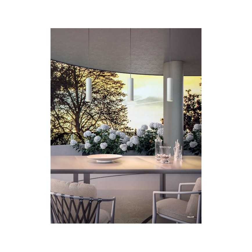 Redo 90570 - LED Venkovní závěsné svítidlo KLOU LED/9W/230V IP54 bílá