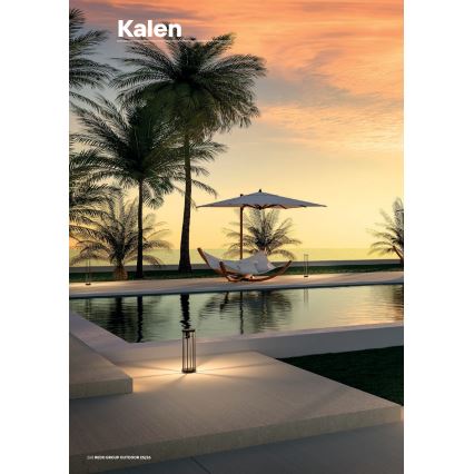 Redo 90577 - LED Venkovní lampa KALEN LED/8W/230V 3000K 20 cm IP65 antracit