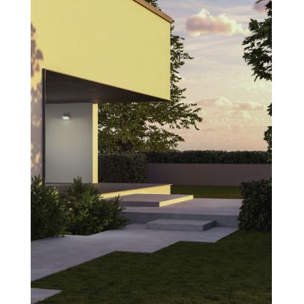 Redo 90584 - LED Venkovní nástěnné svítidlo FLIP LED/20W/230V 3000K CRI 90 IP54 antracit