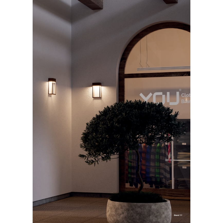 Redo 90603 - LED Venkovní nástěnné svítidlo STAND LED/20W/230V 3000K CRI 90 IP65 antracit