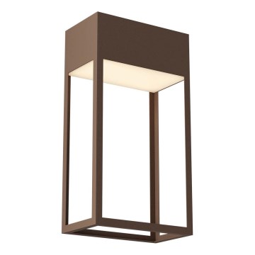 Redo 90604 - LED Venkovní nástěnné svítidlo STAND LED/20W/230V 3000K CRI 90 IP65 hnědá