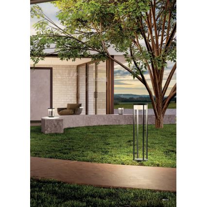 Redo 90676 - LED Venkovní lampa MAX LED/15W/230V 2700K 80 cm IP65 antracit