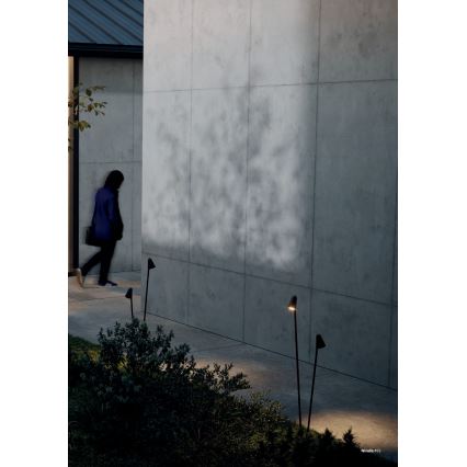 Redo 90711 - LED Venkovní lampa NIVALIS 2xLED/6,9W/230V 3000K 110 cm IP65 antracit