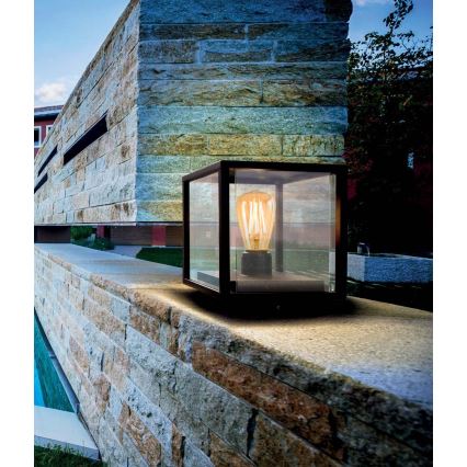 Redo 9109 - Venkovní lampa VITRA 1xE27/15W/230V IP54 černá