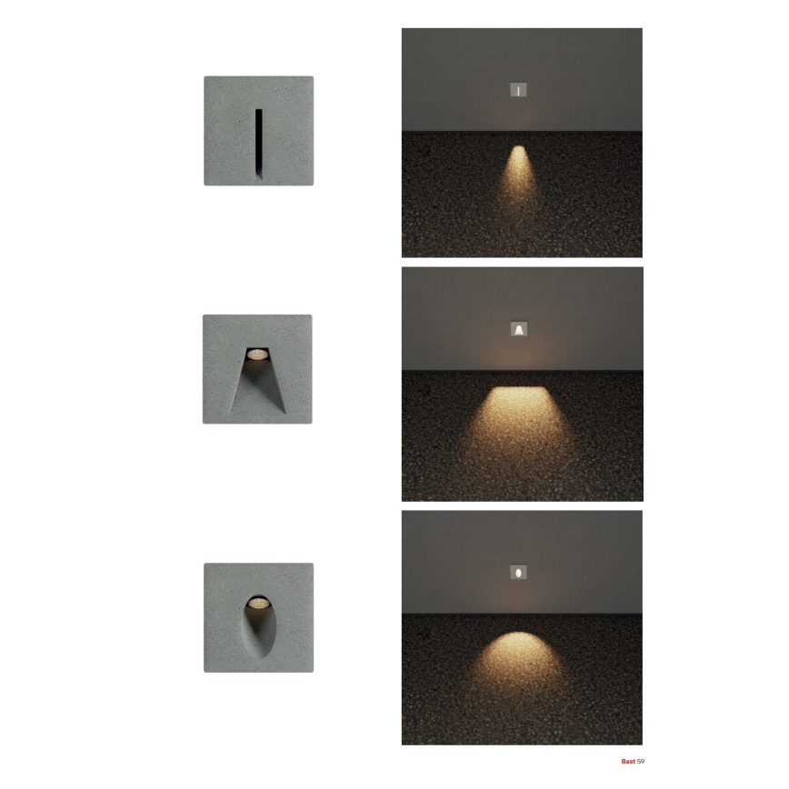 Redo 91196 - LED Venkovní orientační svítidlo BAST LED/2,5W/230V 3000K CRI 90 IP65 antracit