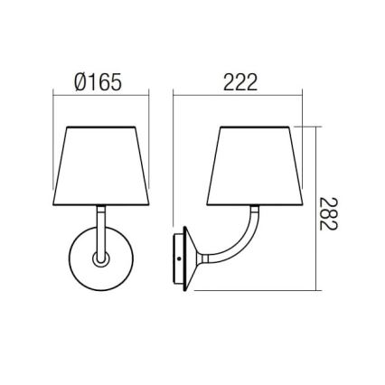 Redo 9124 - LED Venkovní nástěnná lampa GIORGIO LED/7W/230V IP65 bílá