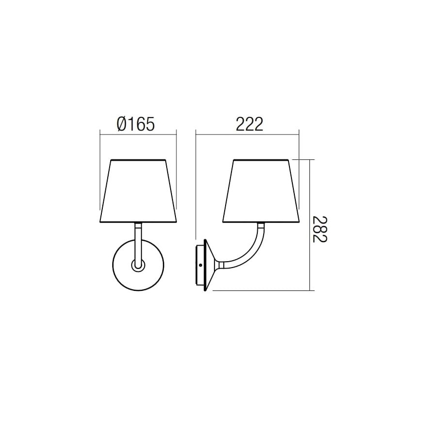 Redo 9124 - LED Venkovní nástěnná lampa GIORGIO LED/7W/230V IP65 bílá