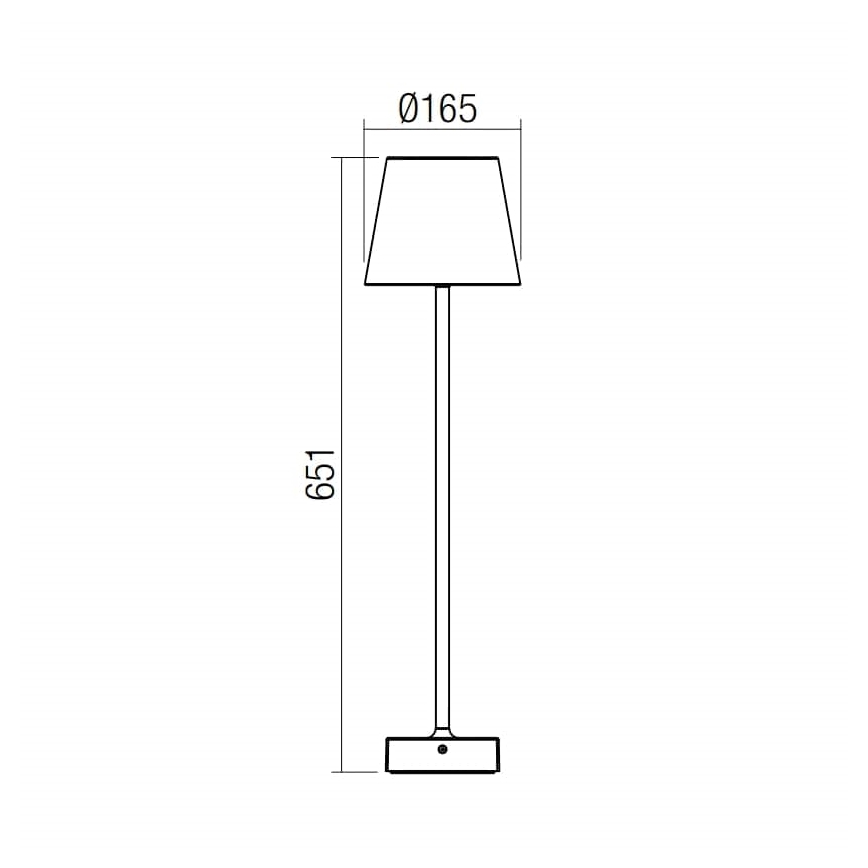 Redo 9127 - LED Venkovní lampa GIORGIO LED/7W/230V IP65 černá