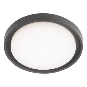 Redo 9184 - LED Venkovní stropní svítidlo BEZEL LED/30W/230V pr. 34 cm IP54 antracit