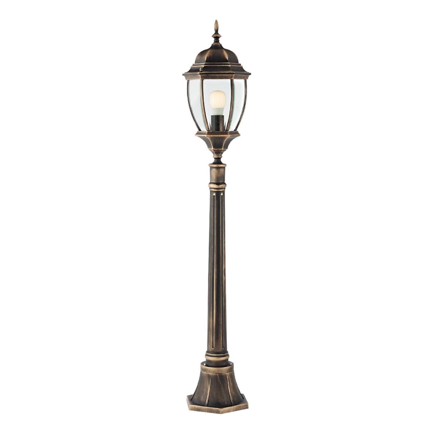 Redo 9608 - Venkovní lampa SEVILLA 1xE27/42W/230V IP44 zlatá/patina